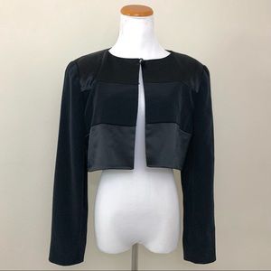 Jones New York vintage black cropped formal jacket